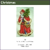 537 - Santa with Red Coat & Tree