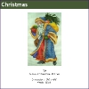 539 - Santa with Blue Coat & Tree