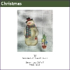 582 - Snowman with Tree Mini-sock