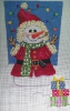 GE643 - Santa Snowman Stocking