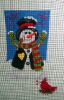 GE644 - Woodland snowman/small stocking