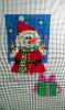 GE645 - Santa Snowman/small stocking
