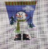 GE666 - Snowman/Snowboots Mini Sock