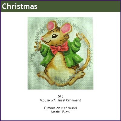 545 - Mouse w/ Tinsel